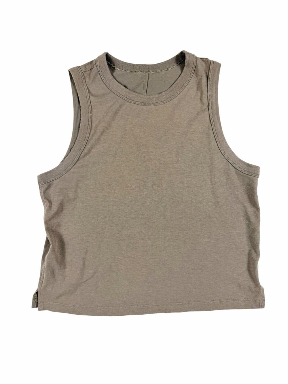 Lululemon Classic Cotton-Blend Tank Top Brown Size est 6